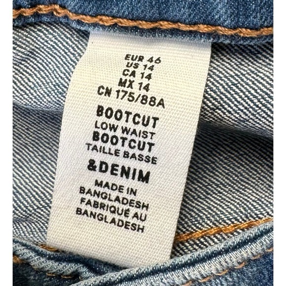 Denim size 14 bootcut light washed blue jeans cowgirl - Picture 3 of 4